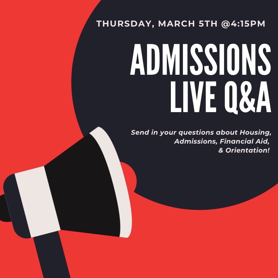 UCAdmissions's tweet photo. Join us on Instagram Live! https://t.co/3WEDhKevLx