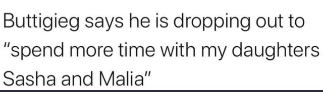 LRushgirl's tweet image. #MayorCheat says he’s dropping out “to spend more time with his daughters, Sasha and Malia.” 😂 

⁦@PeteButtigieg⁩ #DropOutPete #Trump2020Landslide #DemsAreImploding