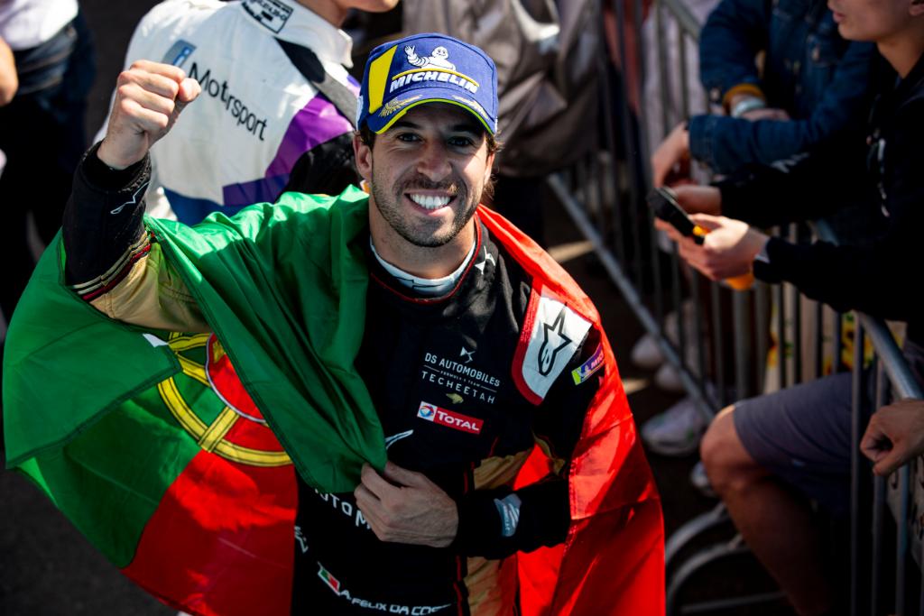 dsargentina's tweet photo. ¡Doble podio para @DSTECHEETAH este fin de semana! ¡Felicitaciones a@afelixdacosta y @JeanEricVergne por el increíble  #MarrakeshEPrix! #ABBFormulaE #FormulaE https://t.co/qqhRNl5swB