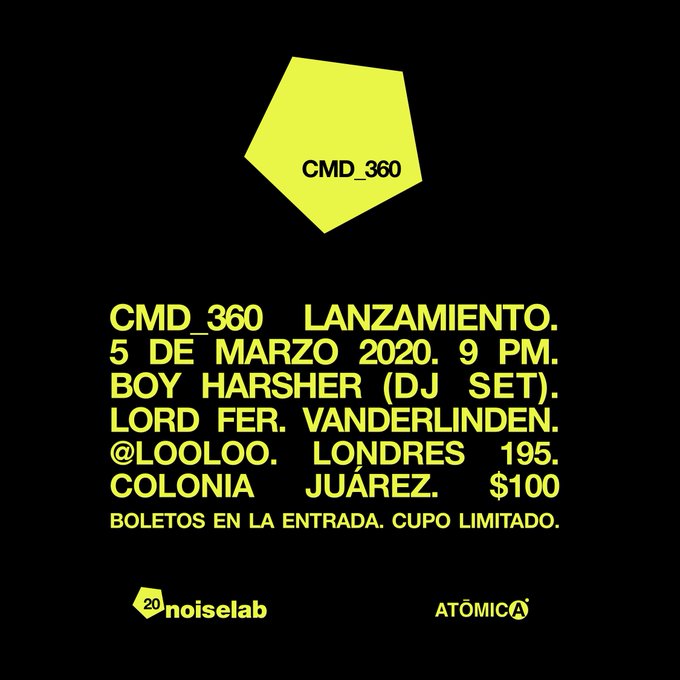 FILTERMexico's tweet image. ¡El #CMDFest continúa con las sorpresas! Este jueves @BoyHarsher dará un DJ set en la CDMX con Lord Fer (Real Under) y @DanikaVan: bit.ly/2TiVFuS