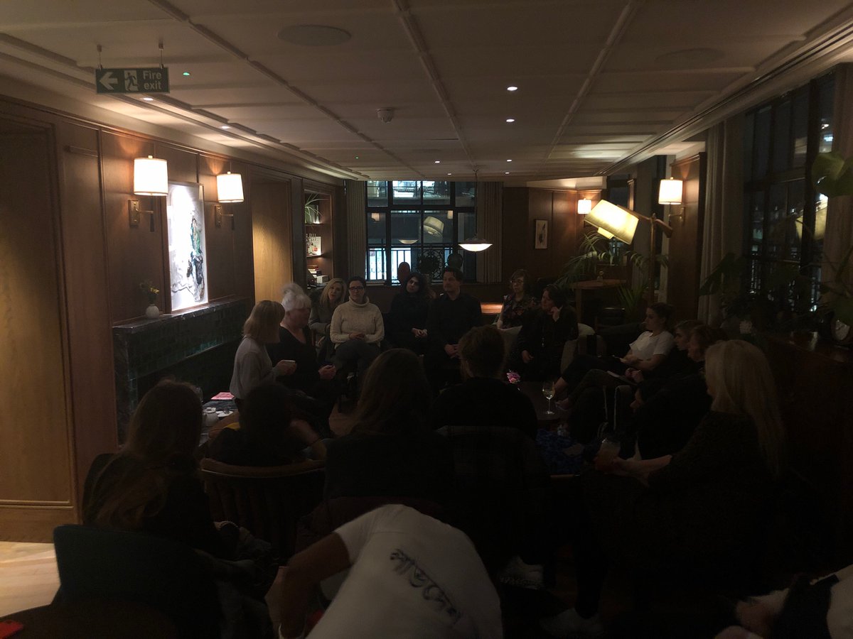 TaraECooper's tweet photo. The brilliant @cloverhogan
and Caroline Hickman starting off the conversation on #ecoanxiety #ecophobia #environmentalguilt at
@TheTroubleClub
thanks for having us Mortimer House! https://t.co/qHBxD97Ugw