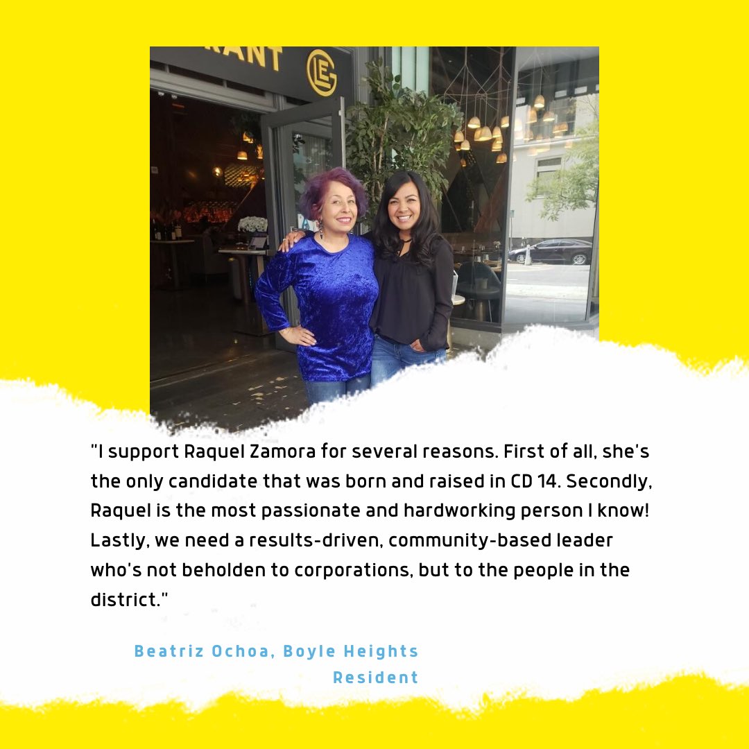 voteraquel's tweet photo. I'm proud to say I'm a true grassroots candidate because I thrive off the endorsements and testimony from constituents who can truly attest to my capabilities of representing District 14 in City Council.

Meet Beatriz Ochoa and why I can say I am proud to have her support. https://t.co/MkVWCTFWJL