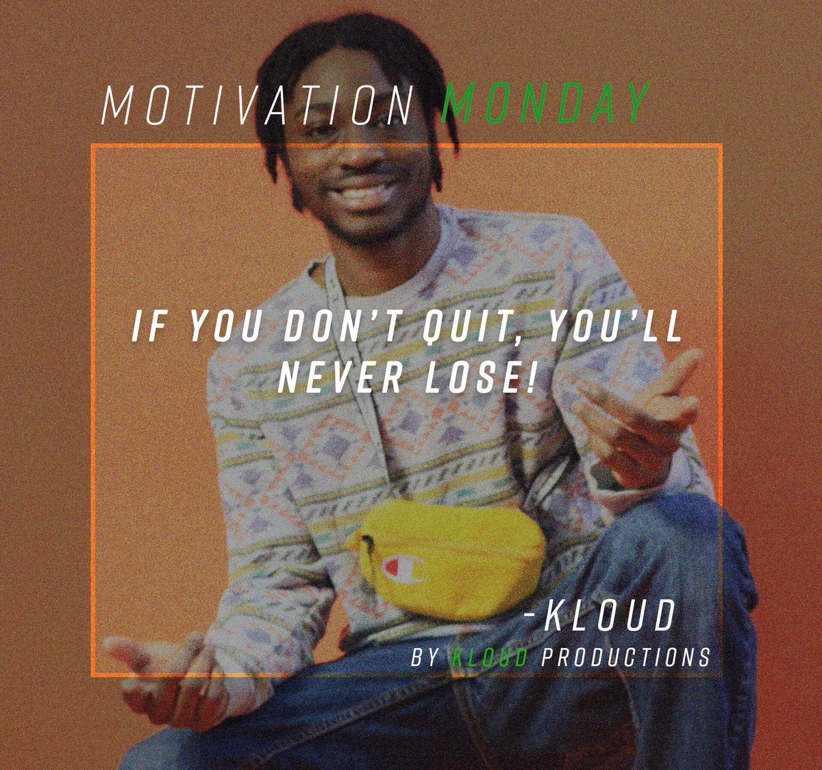 KloudProduction's tweet photo. Period! #MondayMotivation #InspirationalQuotes 
#neverstop https://t.co/hcjfzhqNep