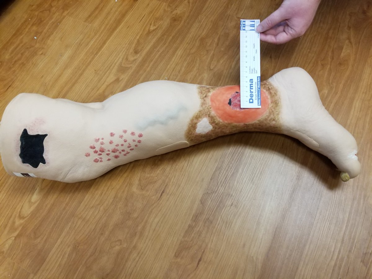 #Wounds got you down?? 😮😨😱

Keep Calm and Nurse On👑👩‍⚕️👨‍⚕️

Using #evidencebased asessment tools, such as the Bates-Jensen (BWAT), helps nurses choose more accurate interventions to promote healing. Try practicing on fake wounds first! 
#bpsocoolidea 😎💡 <a href="/RNAO/">RNAO</a> @prvhc_seniors