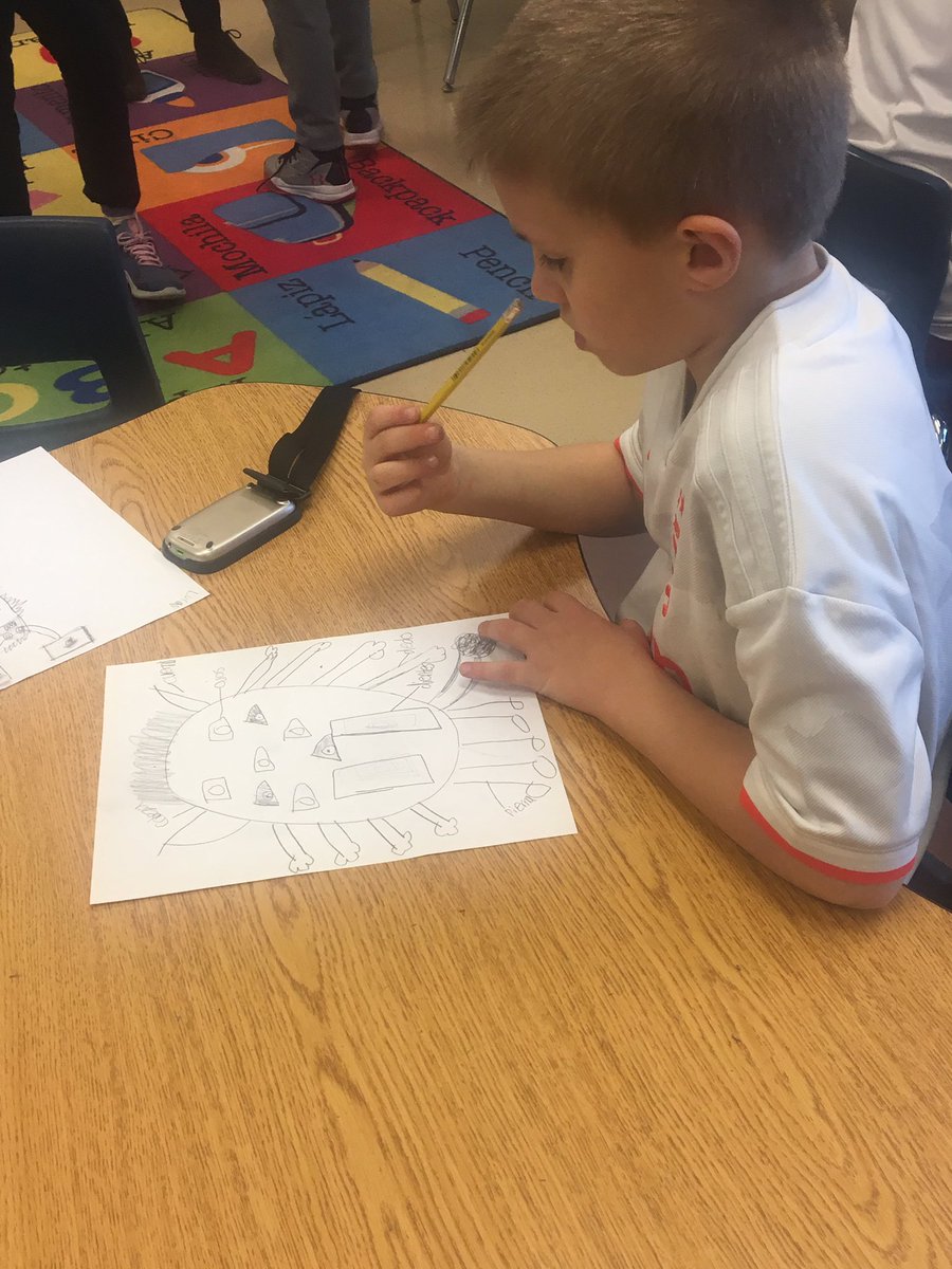 PacelliKristin's tweet photo. Monday’s are for making monsters ! Having fun learning body parts in Spanish class. @LMMahwah #mahwahconnects https://t.co/CxV23375H6