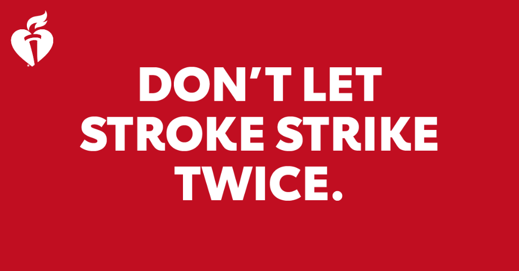 American_Stroke's tweet photo. About one in four stroke survivors will have a second stroke. Learn how you can improve your chances for avoiding another. Download our Life After Stroke guide: https://t.co/lMiz6FgANa https://t.co/4zPxqHC79V