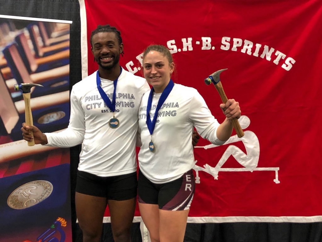 TempleWRowing's tweet photo. Congrats to our fab alum, Gabriela Thomas '19, for winning the CRASH-B Sprints in Boston this weekend! 💪
Gab is the only Temple rower in history to earn multiple @American_Rowing All-Conference honors! #StillKillinIt https://t.co/YCFYUlEEOr