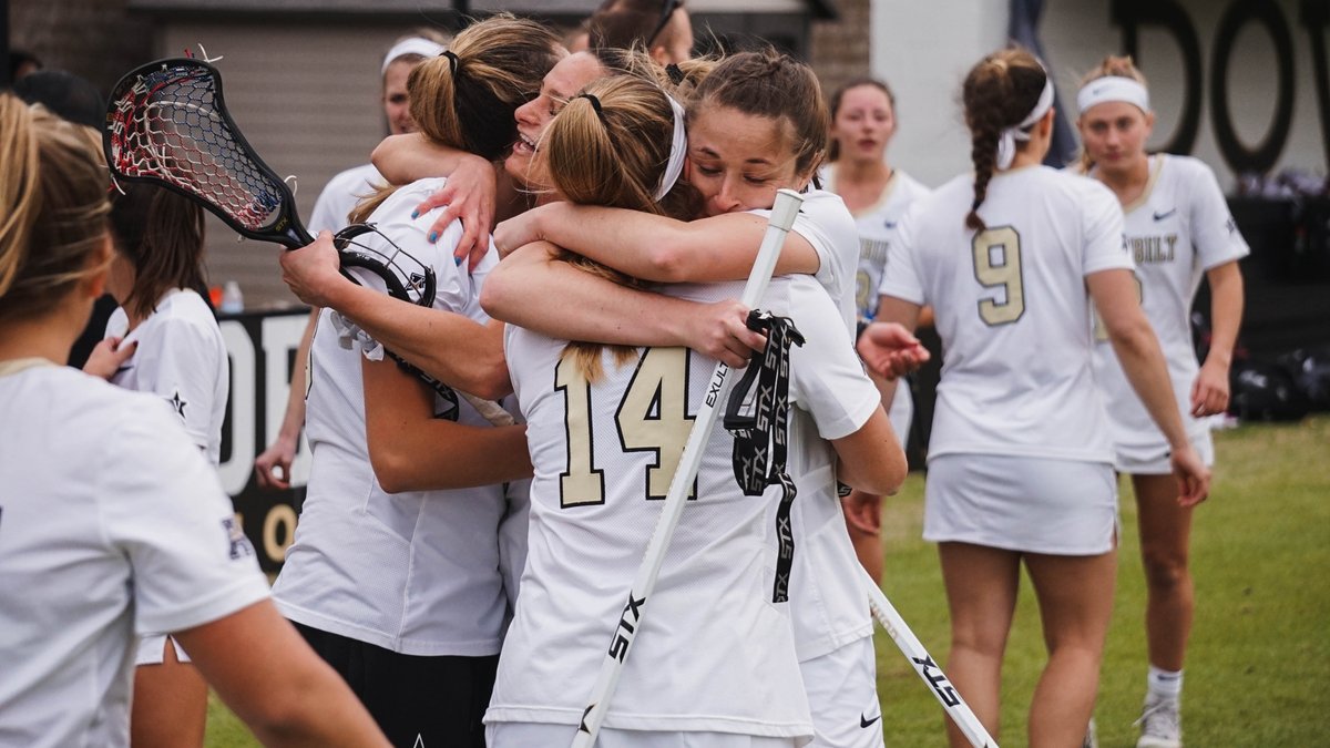 NCAALAX's tweet image. 📊Vote for the #NCAAWLAX Photo of the Week! 🥍

1️⃣ – Kyla Sears receiving the game ball for @princetonwlax.
2️⃣ – @VandyLacrosse after defeating Denver for the program’s first top 10 win since 2014.  
3️⃣ – Sophie Kopec scoring a @WMTribeLax goal against Duke.