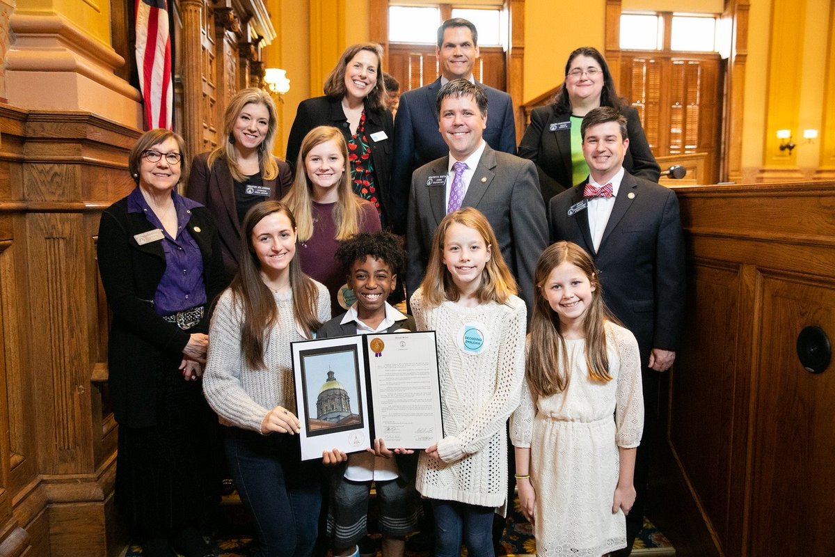 Senior Jenna Benedict participated in Dyslexia Day last week at the Georgia State Capitol. She was invited into the Senate Chambers by Education Chairman P.K. Martin for her advocacy for dyslexia. woodward.edu/news/p/~board/…