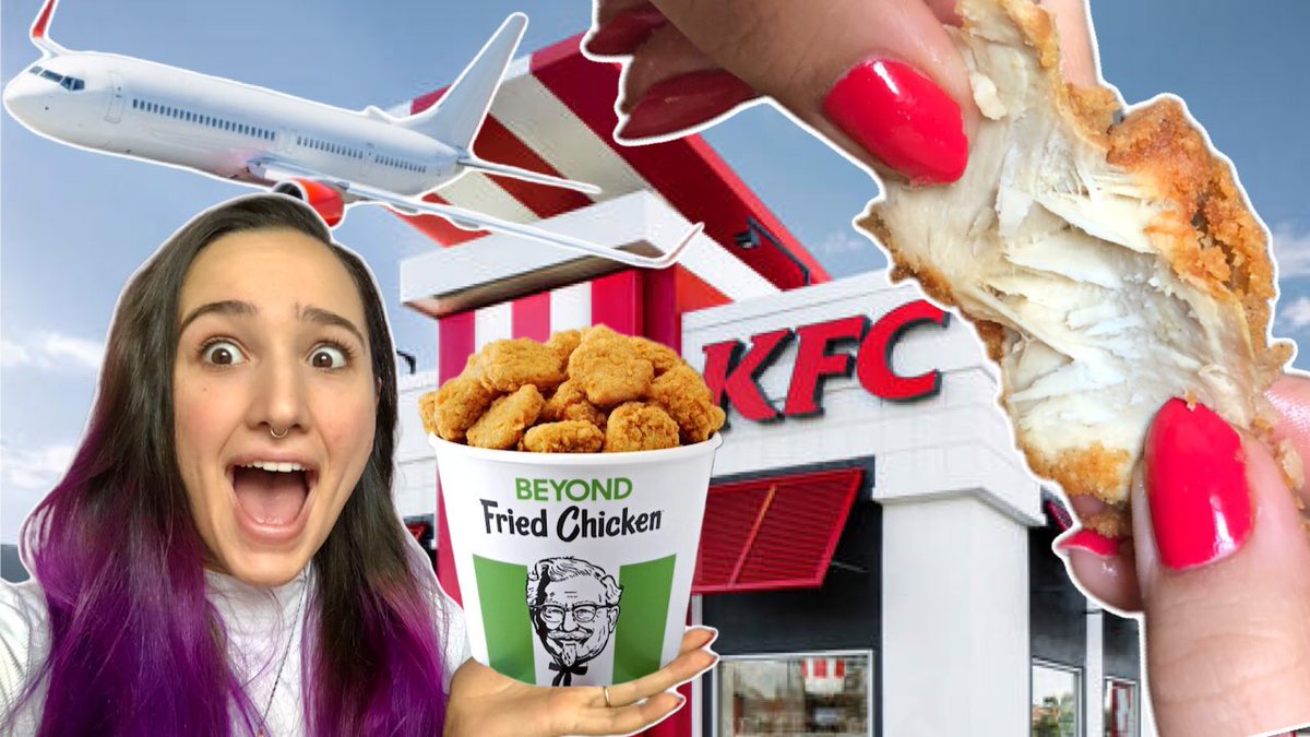 I got <a href="/kfc/">KFC</a>’s <a href="/BeyondMeat/">Beyond Meat</a> Fried Chicken flown to me from North Carolina so I can have a taste. youtu.be/YnbufYTuqWk