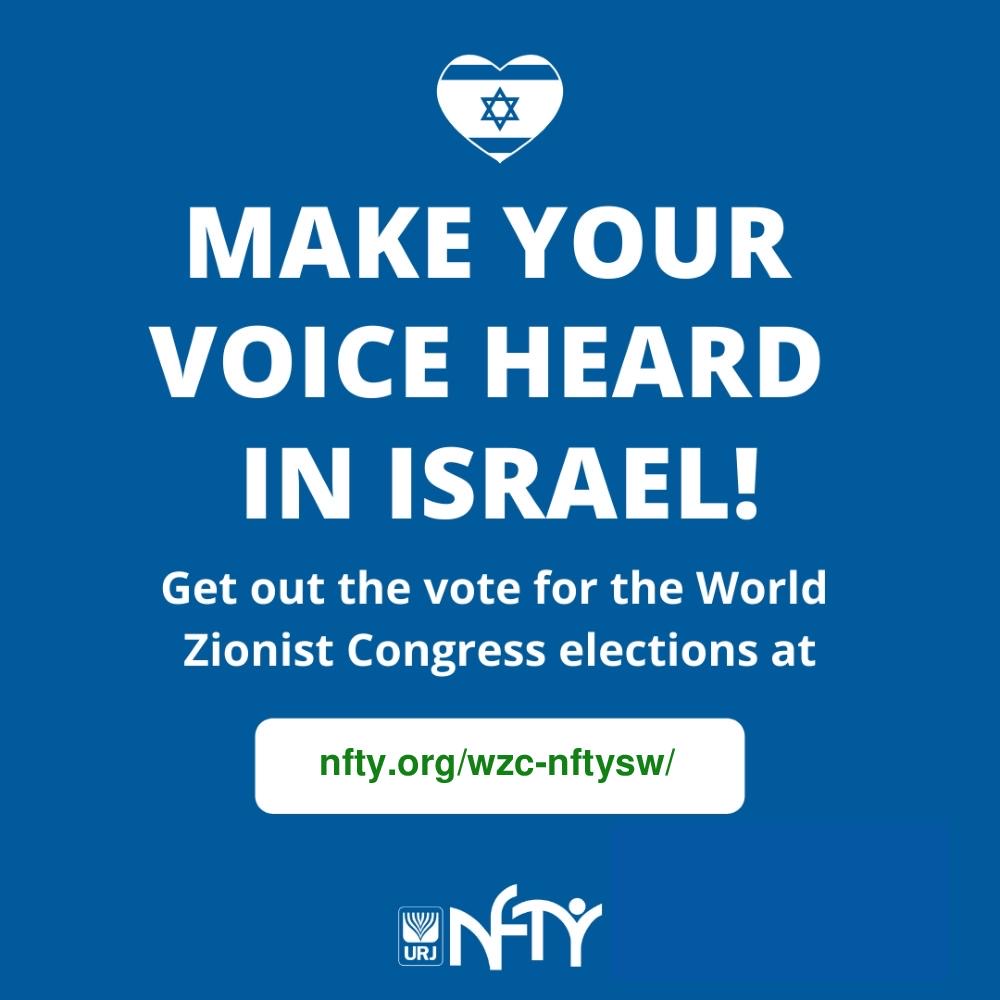 Elections end in less than 2 weeks! Vote today using the link above to make your voice heard in Israel! For more information, visit arza.org/who-we-are/wor…