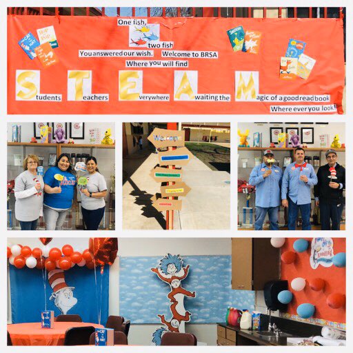 Dr. Seuss Day @ BRSA....
Our staff did an amazing job☺️ 
Thank you all for your hard work...👍🏼