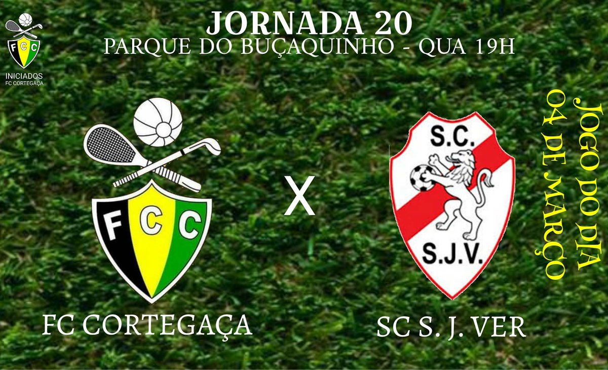 IniciadosFCC's tweet photo. Esta quarta-feira, temos o jogo em atraso da jornada 20.
Vem ajudar-nos a voltar às vitórias! 💪

#FCCortegaça #Iniciados #FCCSCSJV https://t.co/QBkgZ0A8ox