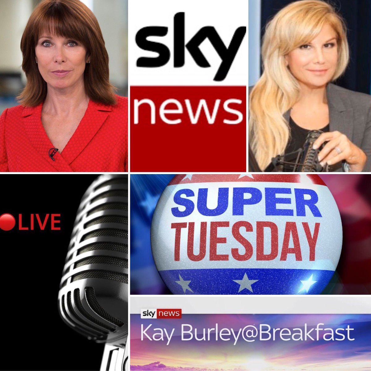 #SuperTuesday post analysis Wednesday morning, I’ll join <a href="/KayBurley/">Kay Burley</a> on <a href="/SkyNews/">Sky News</a> #LIVE from #LA. The #KayBurley Morning Show on #SkyNews  #London is seen globally, and all eyes are on this unprecedented election. #SkyNews <a href="/DeborahKobylt/">Deborah Kobylt LIVE</a> @johnandkenshow <a href="/CNN/">CNN</a>  <a href="/FoxNews/">Fox News</a> <a href="/CNBC/">CNBC</a>