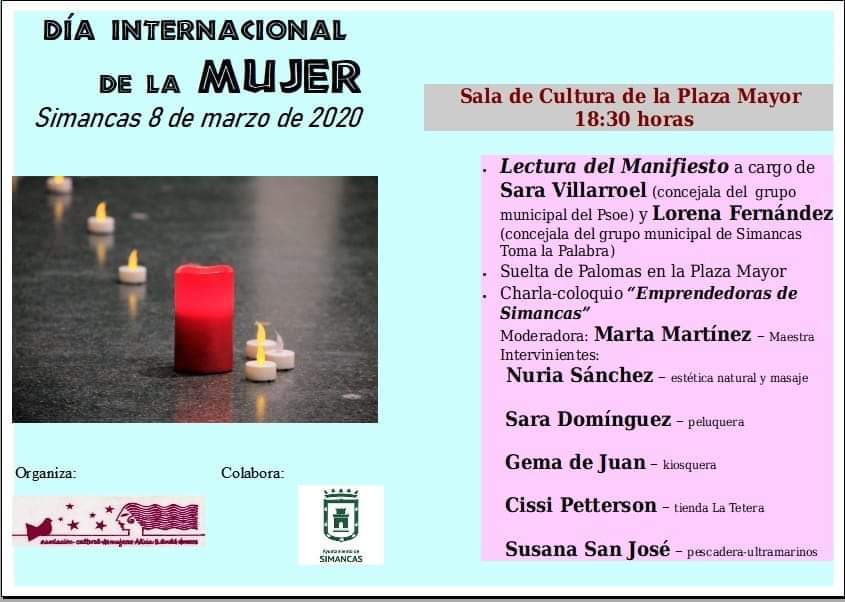 NoticiaSimancas's tweet photo. Simancas celebra el día internacional de la mujer con una charla coloquio de emprendedoras del municipio https://t.co/Fq5Fte7W6k https://t.co/QRpW5bPZ0n
