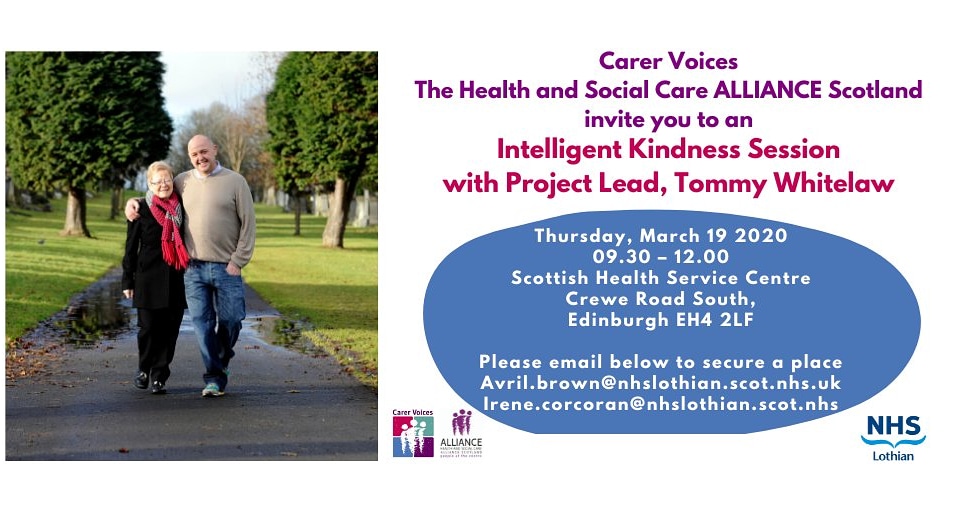 tommyNtour's tweet photo. Join us in #Edinburgh 

 March 19th .

You Can Make a Difference 

#CarerVoices20 #wmty20 #cnoscot 

ALL Welcome FREE  https://t.co/FY8djiQCmq