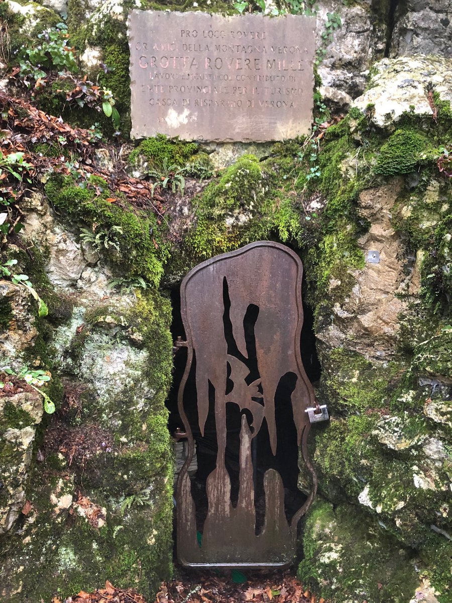 Adesso è chiusa ....il ⁦<a href="/GruppoSpeleoMN/">GruppoSpeleoMantova</a>⁩ aspetta per ora...poi più avanti andrà a visitarla #roveremille