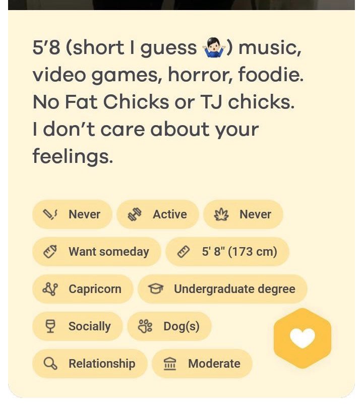 thebumblebumso1's tweet photo. 😐 🐝 #thebumblebums #bumble #tinder #okcupid #hinge #onlinedating #relationshipadvice #comedy #lol #datinghorrors #horrorstory https://t.co/QkhO31TSvB