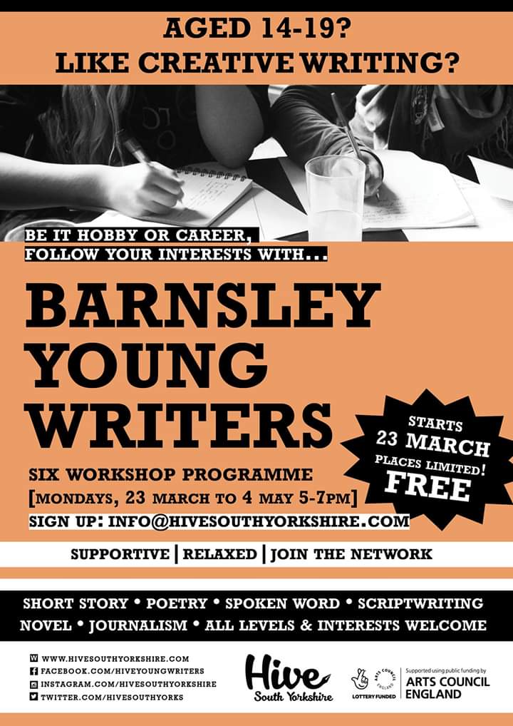 The good people over at @HiveSouthYorks are launching their 2020 round of #BarnsleyYoungWriters this month.
For more info visit hivesouthyorkshire.com/cols/bywprog.h…