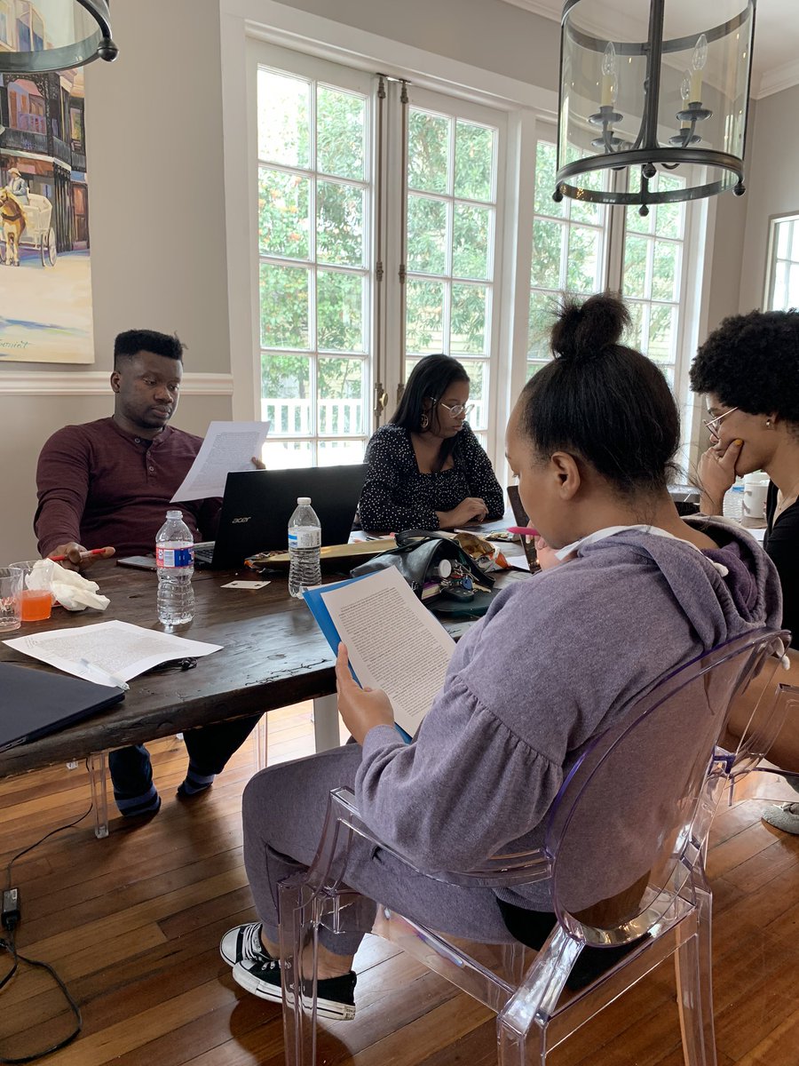 SPSPnews's tweet photo. Now begins our #blaSPR writing workshop, where students have round-table discussions to provide feedback on grants, manuscripts, or other documents they are currently working on. The more feedback, the better! We are creating space for people to get as much feedback as possible https://t.co/emQHVeQAk9