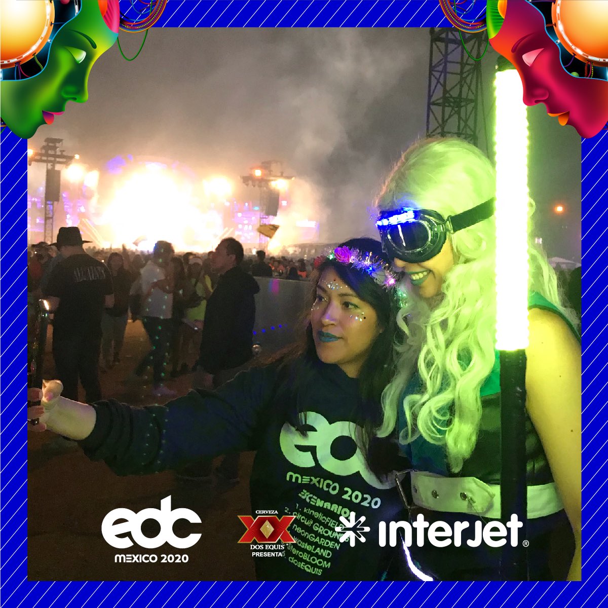 interjet's tweet photo. Un fin de semana increíble lleno de energía, luces y mucha música 🎶 #InterjetEDC https://t.co/5ShKtbmPSN