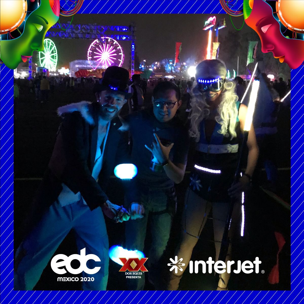 interjet's tweet photo. Un fin de semana increíble lleno de energía, luces y mucha música 🎶 #InterjetEDC https://t.co/5ShKtbmPSN