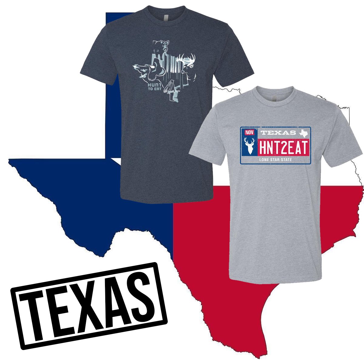 Hunt_to_Eat's tweet photo. It's #texasindependenceday! We're celebrating the Lonestar State with $5 off both of our Texas tees and $1 off our Texas sticker! TODAY ONLY! https://t.co/CyEs0uiTw1 #texashunting #texashunters #lonestarstate https://t.co/xRNMZTfsP8
