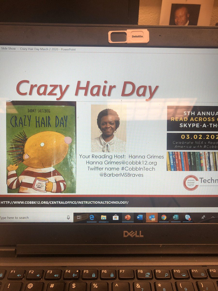Sooo this just happened! What a terrific way to celebrate reading! #RAACobb #CobbInTech
