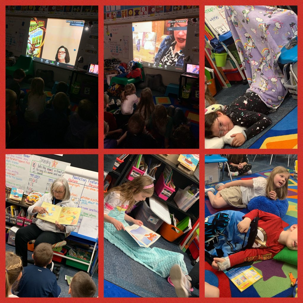 #ReadAcrossAmerica made today a busy day. Silver Eagles came and read to our class. Distance Learning with stories from the Amon Carter Museum and the Bob Bullock Museum.     ❤️Pecos Bill and Mother Bruce.  We made sure to find time to enjoy our favorite books too.