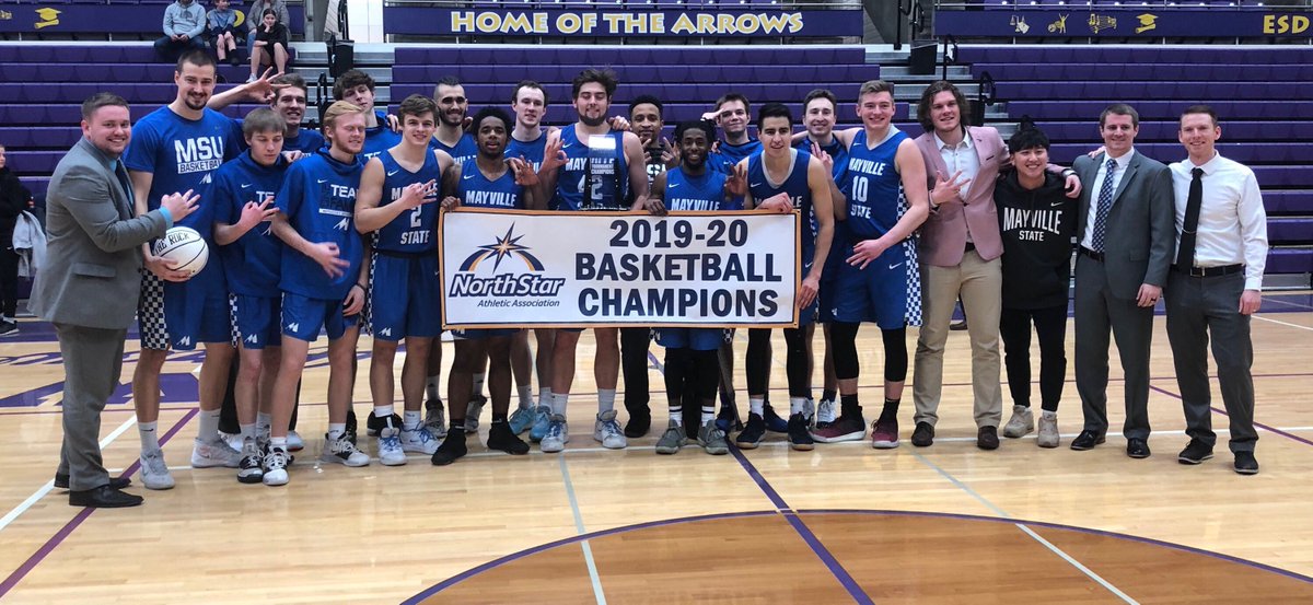 cedarmtsports's tweet photo. Congrats to Cedar Mountain alums Darren Tighe and Dalton Kleinschmidt on coaching Mayville St to a 3rd consecutive national tournament appearance in men’s basketball. https://t.co/TPtAKXOCxx