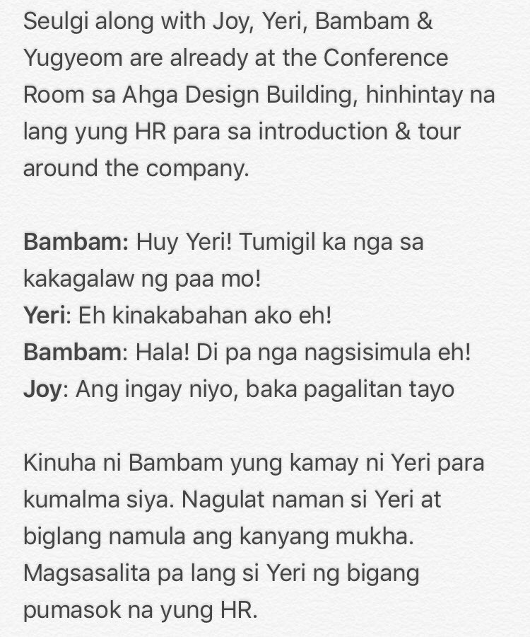 5. The meeting  #JaegiAU   #GotVelvet
