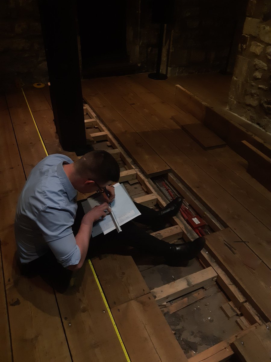 HRP Surveyors (@hrp_surveyors) on Twitter photo Tonight we're staying late and doing some sub floor investigations and recording in the White Tower. Thanks as always to <a href="/ARJ_Hawkins/">AlfredRJHawkins</a>! Tonight we're staying late and doing some sub floor investigations and recording in the White Tower. Thanks as always to <a href="/ARJ_Hawkins/">AlfredRJHawkins</a>!