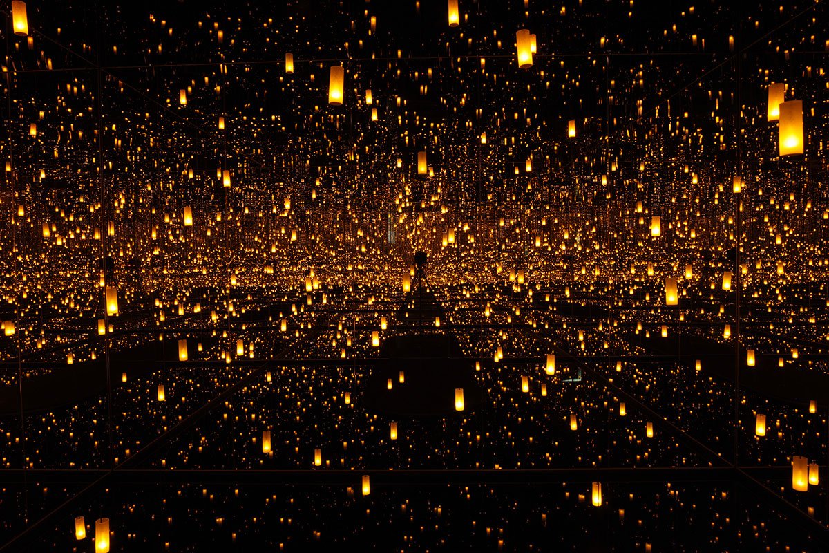 SabinaSilverx's tweet photo. Just got an email from the Tate saying Yayoi Kusama's Infinity Mirrored Rooms is coming to the Tate Modern this summer!!!!!!

This is what it looks like!!!!!  I AM BUZZING https://t.co/Gwyr71YDXw