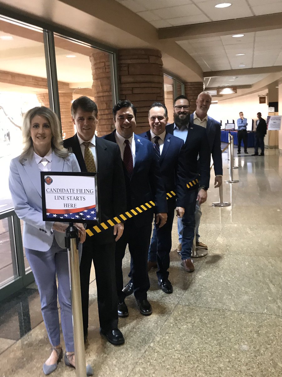 NVGOPAssembly's tweet photo. On the first day of candidate filing in #NV our incumbents @Hardy4NV @EdwardsAD19 @GlenforNevada @Roberts4NV @GHafenII are stepping up to continue NVβs comeback! #nvleg https://t.co/vOXcQ62QVT