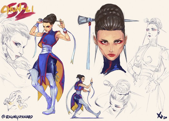 Artista reimagina visual da Chun-Li de Street Fighter