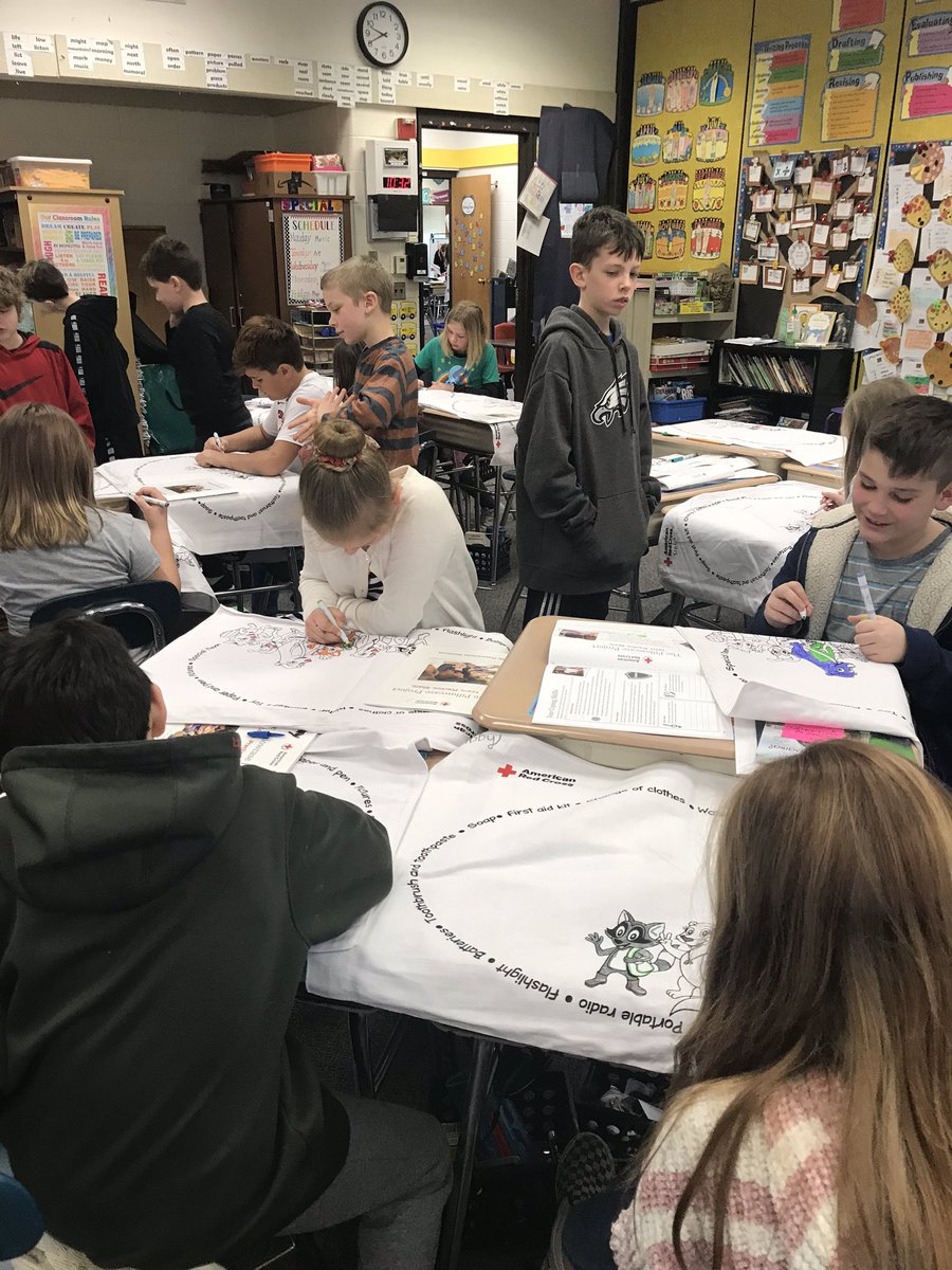 rorkecp's tweet photo. Thank you to our volunteers from the American Red Cross for our Pillowcase Project! https://t.co/vBrqDH0tDB