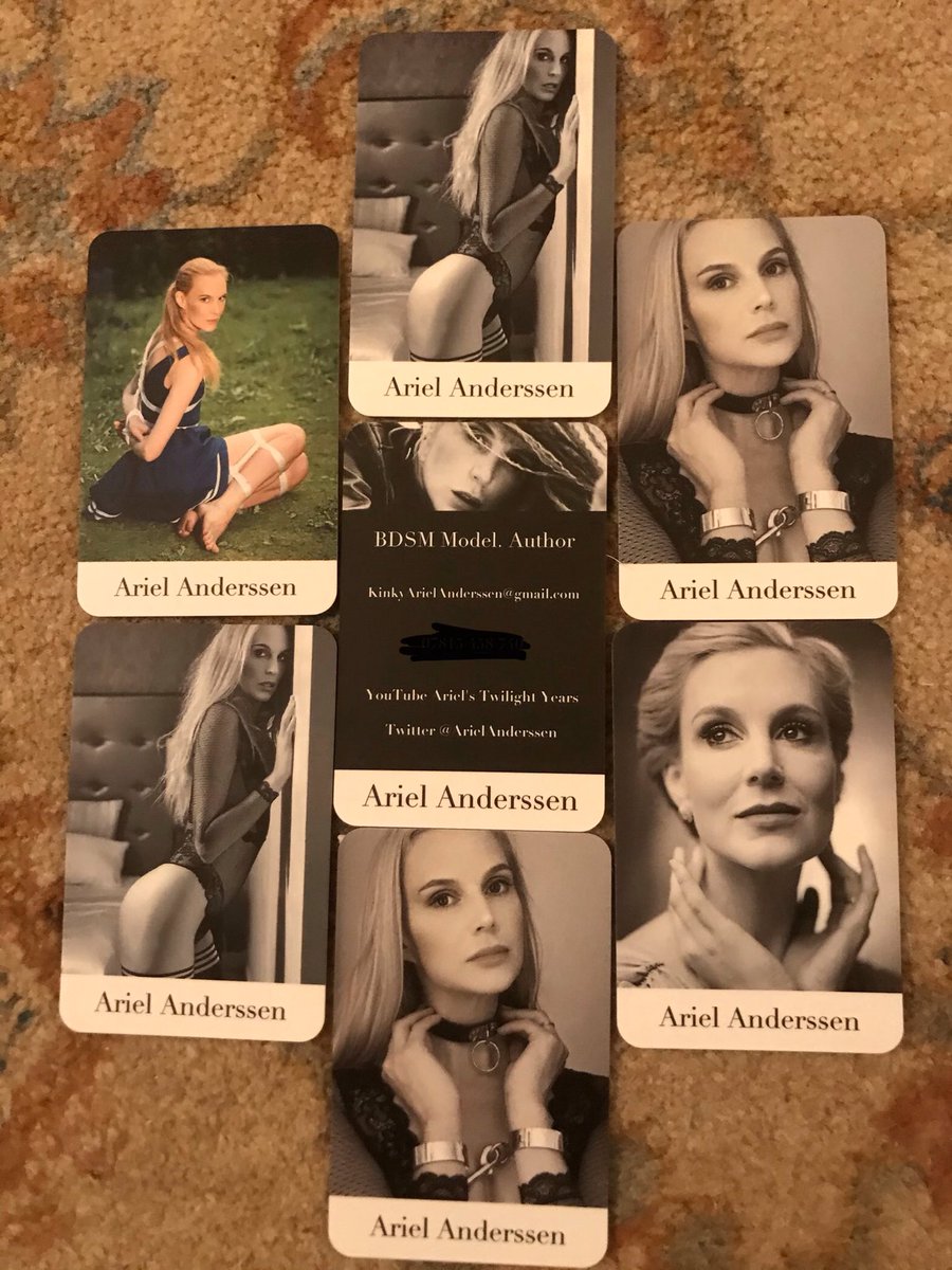 ArielAnderssen's tweet photo. My authory, modely business cards have arrived in time for #londonbookfair @LondonBookFair! Thanks @RElegance @BeeDrago Anomalie, PJ &amp; JT for your lovely photography. https://t.co/7DTBFmZfFy