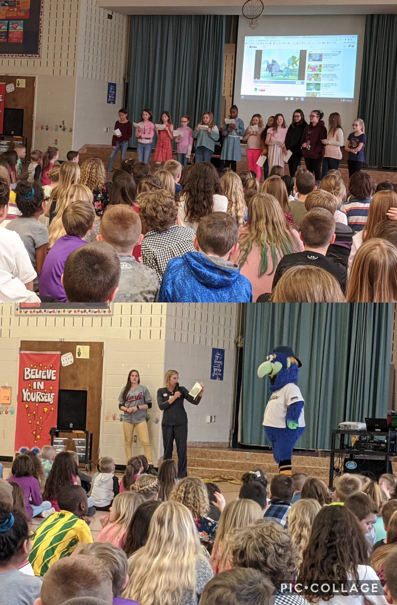 Today we kicked off #ReadAcrossAmerica at KC with some special guests from <a href="/WellSpan/">WellSpan Health</a> and <a href="/yorkrevolution/">York Revolution</a>. <a href="/EasternYorkSD/">Eastern York </a> @KreutzCreek