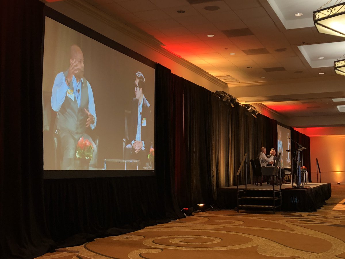stem_sc's tweet photo. SC STEM Educator of the Year @warrenwise007 discussing his experiences leading innovative education with John Rhee from @ubtechedu.

#STEMEcosystems @SCCMS_STEM https://t.co/C2hoiZCsiV