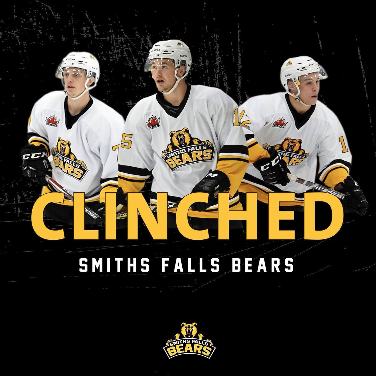 SFBears's tweet photo. Your Bears are headed to the 2019/20 CCHL playoffs! Keep an eye out for the playoff schedule.

#dontpokethebear https://t.co/UxMtSAGwj7