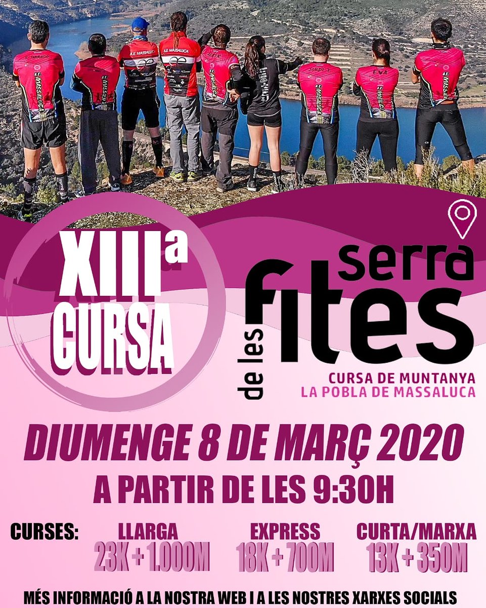 EP! No esperis i apuntat a la tercera parada del #circuitebre i #circuitexpresebre !!
T'esperen amb moltes ganes a #LaPobladeMassaluca els companys de la cursa <a href="/serradelesfites/">serradelesfites</a> !!
📢Recorda portar el teu got #0ResdiusCircuitEbre #cursespermuntanya #trailrunning  #TerresdelEbre