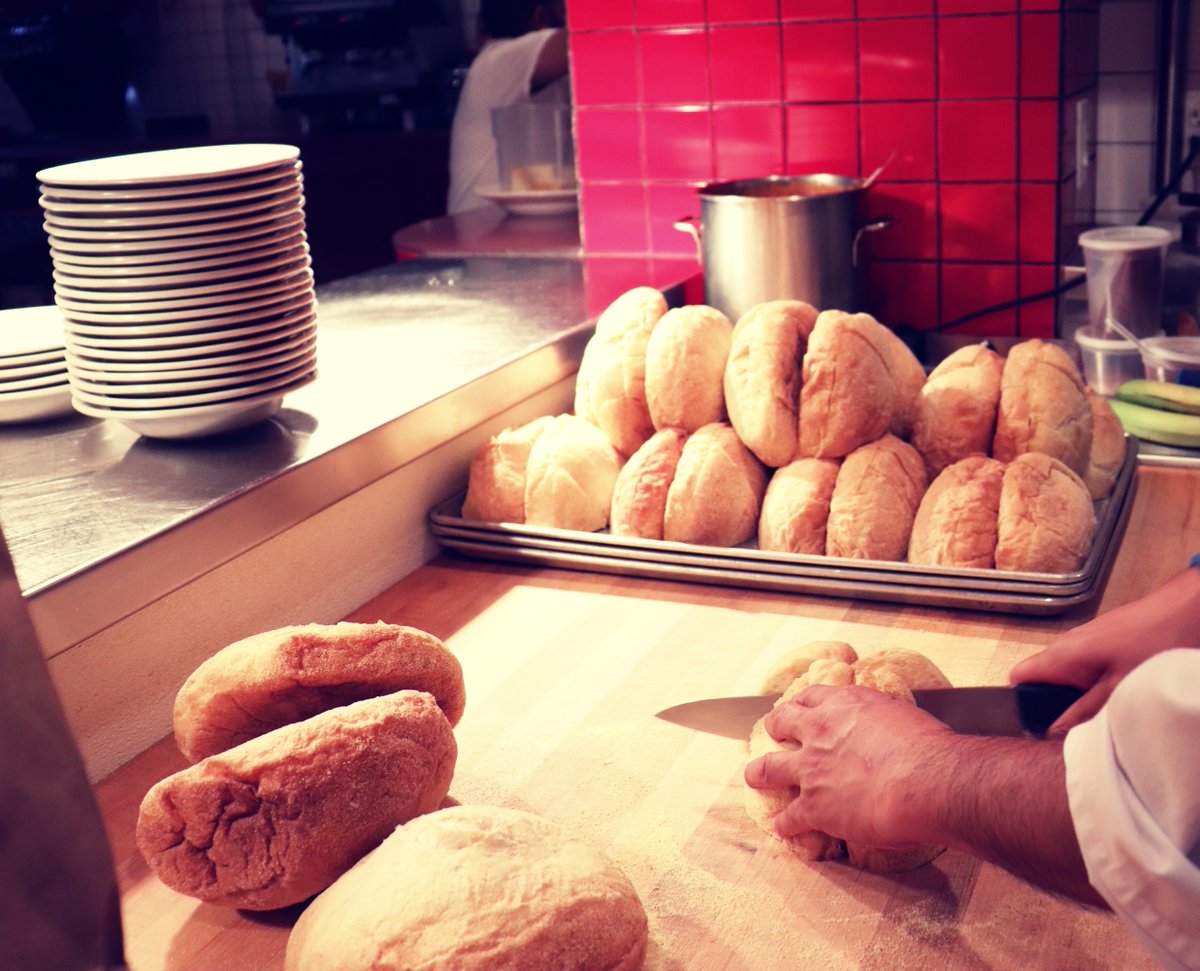 Saint_Roccos's tweet photo. Fresh bread ready to dip everyday. https://t.co/nxyRdVQfrb