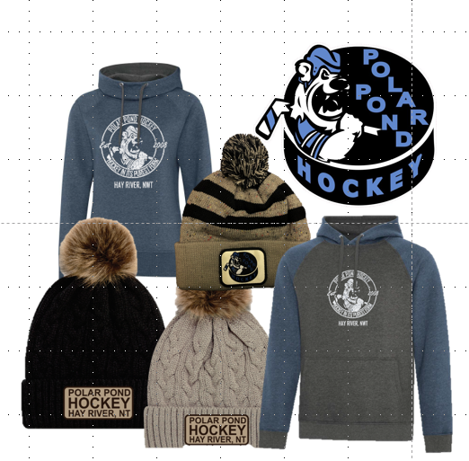 PolarPondHockey's tweet photo. "No honey, for real I thought about you the whole time... See I bought you this toque to prove it." #PPH2020 apparel, only available at the pond. https://t.co/eSVGyZgkf8