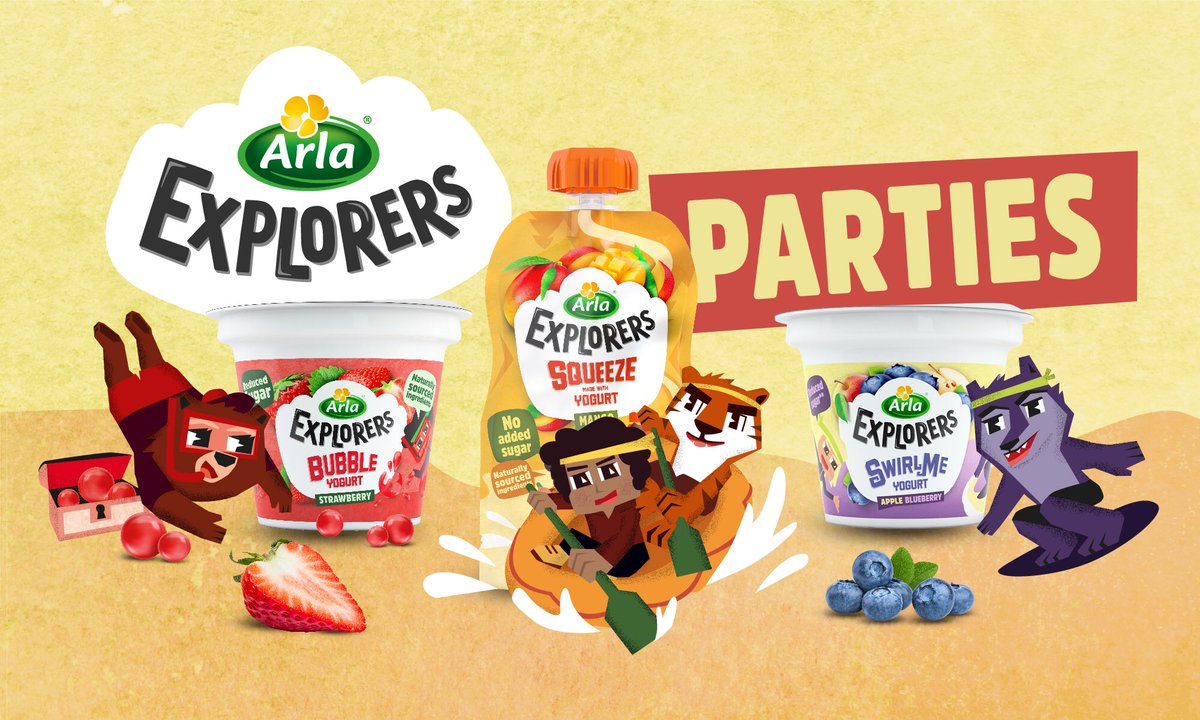 ComeRound's tweet photo. We’ve just launched another fun house party marketing campaign! This one is for @arlafoodsuk and their new range of dairy snacks for adventurous kids. Apply now to host one of our #ArlaExplorersParties happening 11-19 April in homes across the UK! https://t.co/H6s6XqeK6W https://t.co/ermwWBtHk3