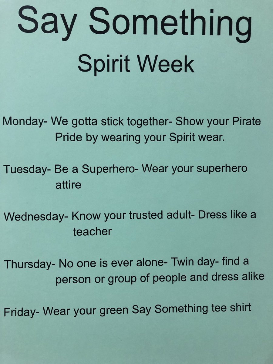 wcmiddleschool1's tweet photo. Say Something Week at WCMS https://t.co/M4aidVYZ0j