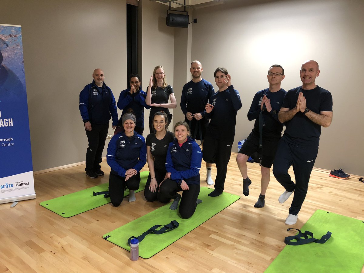 marathonbcm's tweet image. Experiment 26.2 tried out a bespoke #Yoga for Runners class this evening at the new @Better_NI Lisnasharragh Leisure Centre!  Thanks to Deborah for coaching everyone this evening!🏃🏻🧘🏻‍♂️🏃‍♀️🧘🏻‍♀️

#BelfastMarathon #ExperimentGroupBCM #FirstEverMarathon #MarathonTraining #CoreStrength