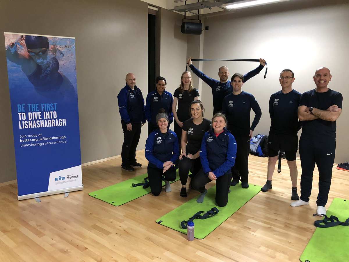 marathonbcm's tweet image. Experiment 26.2 tried out a bespoke #Yoga for Runners class this evening at the new @Better_NI Lisnasharragh Leisure Centre!  Thanks to Deborah for coaching everyone this evening!🏃🏻🧘🏻‍♂️🏃‍♀️🧘🏻‍♀️

#BelfastMarathon #ExperimentGroupBCM #FirstEverMarathon #MarathonTraining #CoreStrength