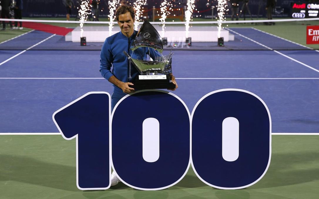 Tennis_World20's tweet photo. #حدث_تنسي_في_مثل_هذا_اليوم 

02/03/2019 :

السويسري روجر فيدرير يحقق اللقب المئوي له وذلك في بطولة دبي بفوزه في الدور النهائي على ستيفانوس تسيتسيباس بمجموعتين نظيفتين ، ليصبح ثاني لاعب في العصر الحديث يحقق هذا الإنجاز بعد الأمريكي جيمي كونورز. https://t.co/yNZrHBfPYG