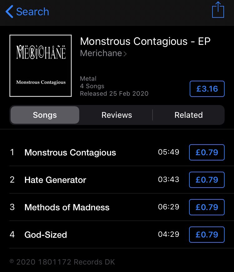Merichane1's tweet photo. Our debut EP is now available on Spotify &amp; iTunes! The new EP will be following soon... 🤘#merichane https://t.co/I2CsXxDdJy