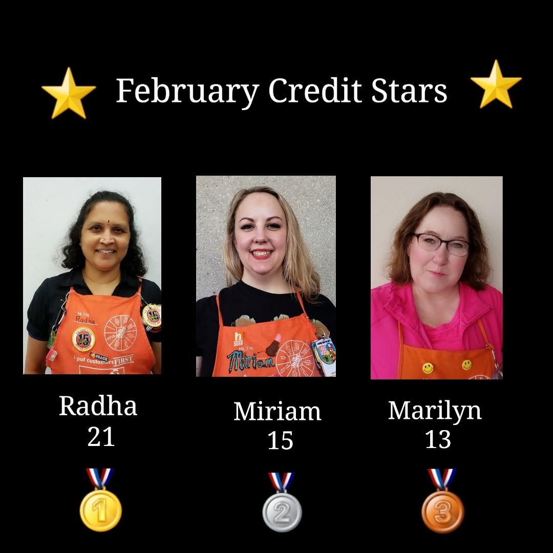 All 3 Head Cashiers leading the team by example! ⭐🛶⭐🎉🎈 <a href="/AngeliqueW_THD/">Angelique Wilson</a> <a href="/hepner_steve/">Steve Hepner</a> <a href="/NateReger_THD/">Nate Reger</a> <a href="/chad_j_olson/">Chad Olson</a> <a href="/kstolie/">Kstolie</a> @JoeNeuens